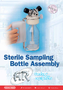 Aerre Inox Sterile sampling bottle assembly