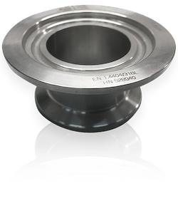 Technology's Kest-Lock adapter flange for precise pharmaceutical tri clamp to tri clamp pipe connections.