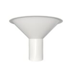 Ezi-Dock's Ezi-Flow Manual Filling Funnel Front product view for Manual powder transfer in pharmaceutical powder transfer to ChargeBags or Bottle 