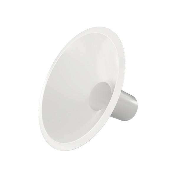 Ezi-Dock's Ezi-Flow Manual Filling Funnel right product view for Manual powder transfer in pharmaceutical powder transfer to ChargeBags or Bottle 